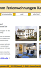 Mobile Screenshot of ferienwohnungkassel.de
